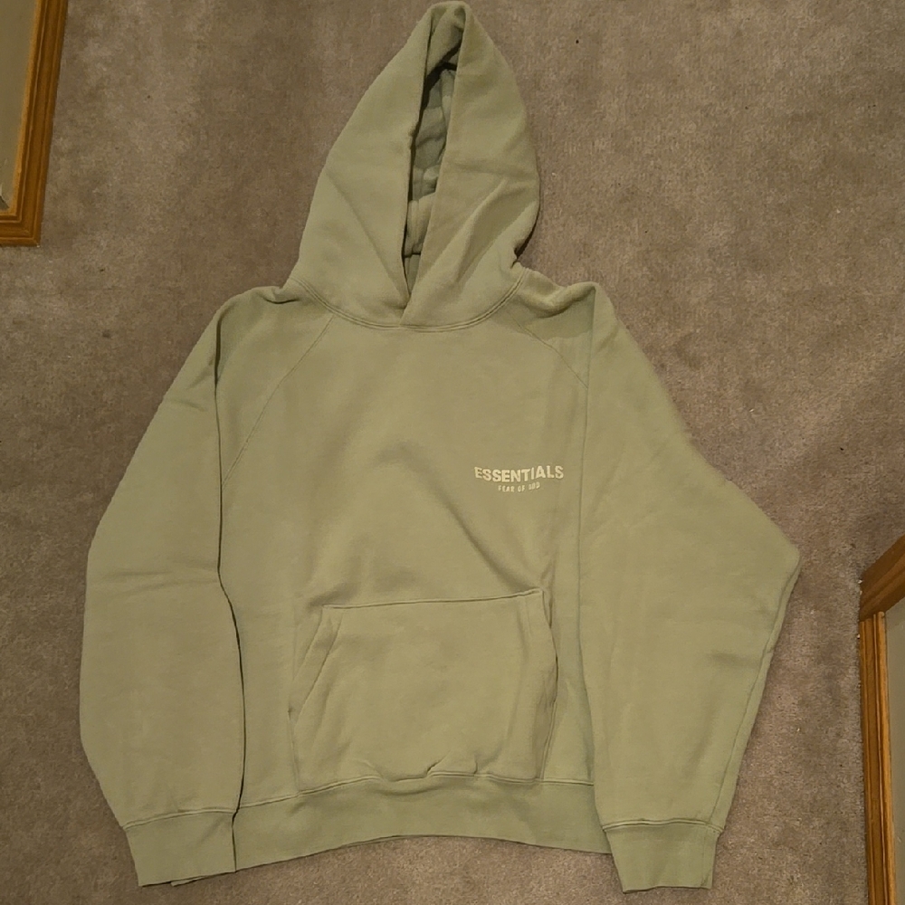 Fear Of God Essentials Pullover Hoodie (Seafoam Green) SS2022